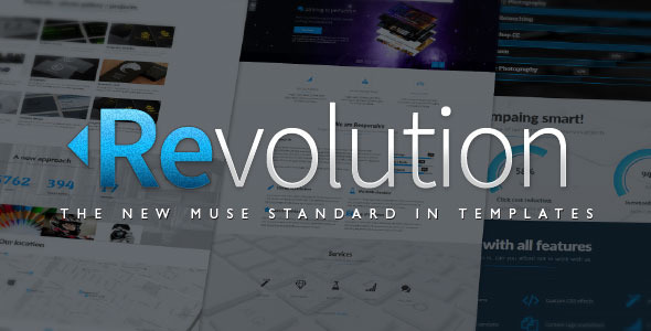 Revolution - Parallax Multipurpose Muse Template