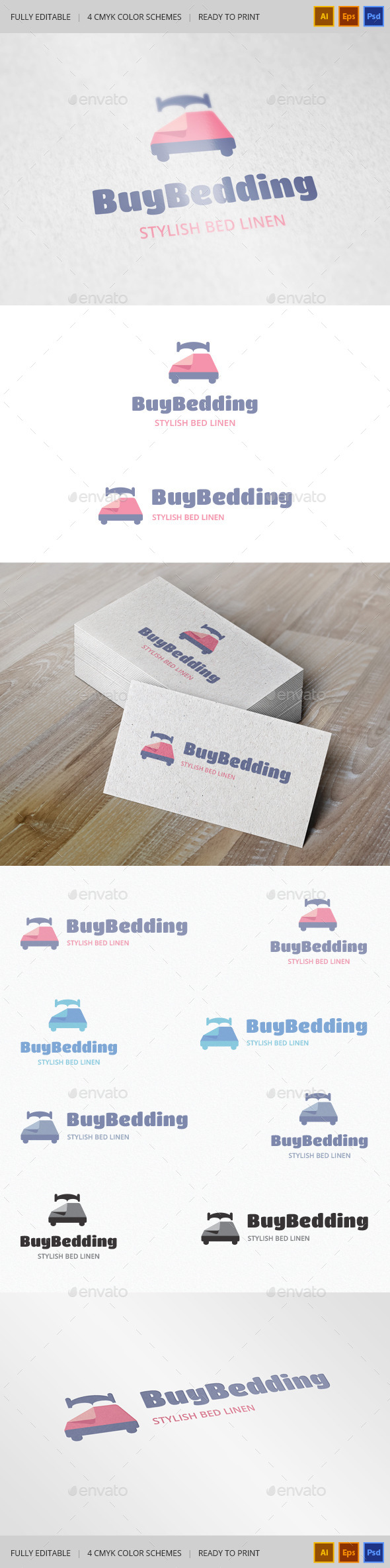 GraphicRiver Bedding Logo Template 11460500 GraphicRiver Bedding Logo Template 11460500