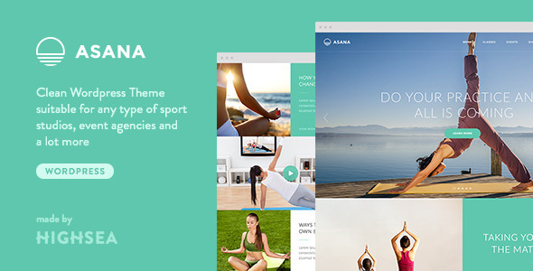 Asana - Sport and Yoga WordPress Theme