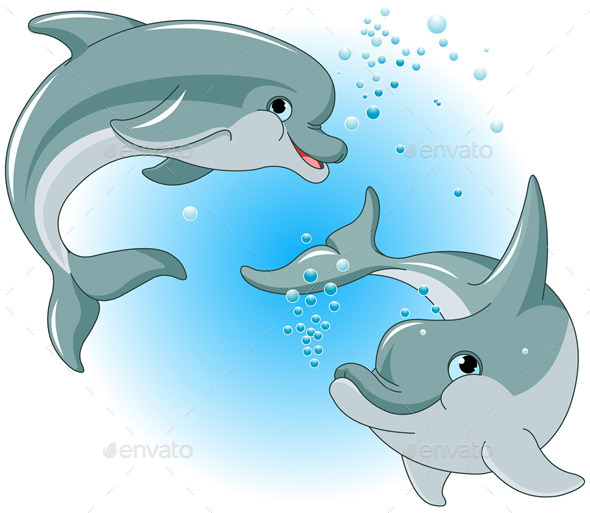 Dolphin Couple (Animals)