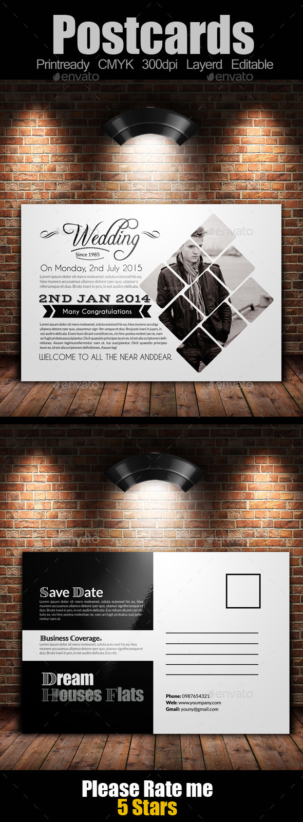 GraphicRiver Multi Use Business Post Cards Template 11467758 GraphicRiver Multi Use Business Post Cards Template 11467758
