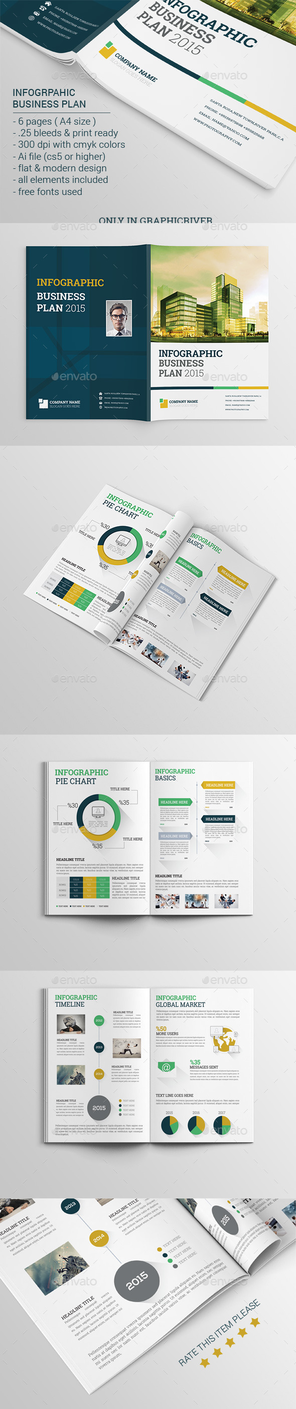 GraphicRiver Infographic Business Plan Brochure 11471038 GraphicRiver Infographic Business Plan Brochure 11471038