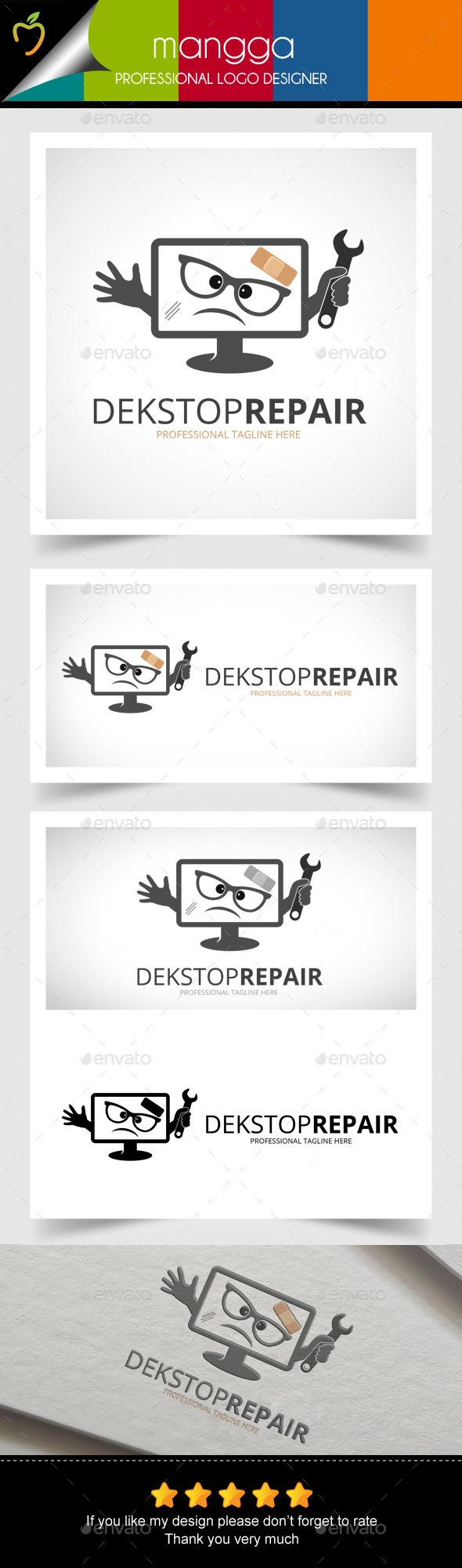 Desktop Repair Logo (Symbols)