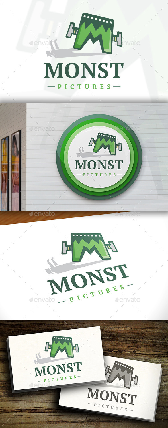 Media Monster Logo (Letters)