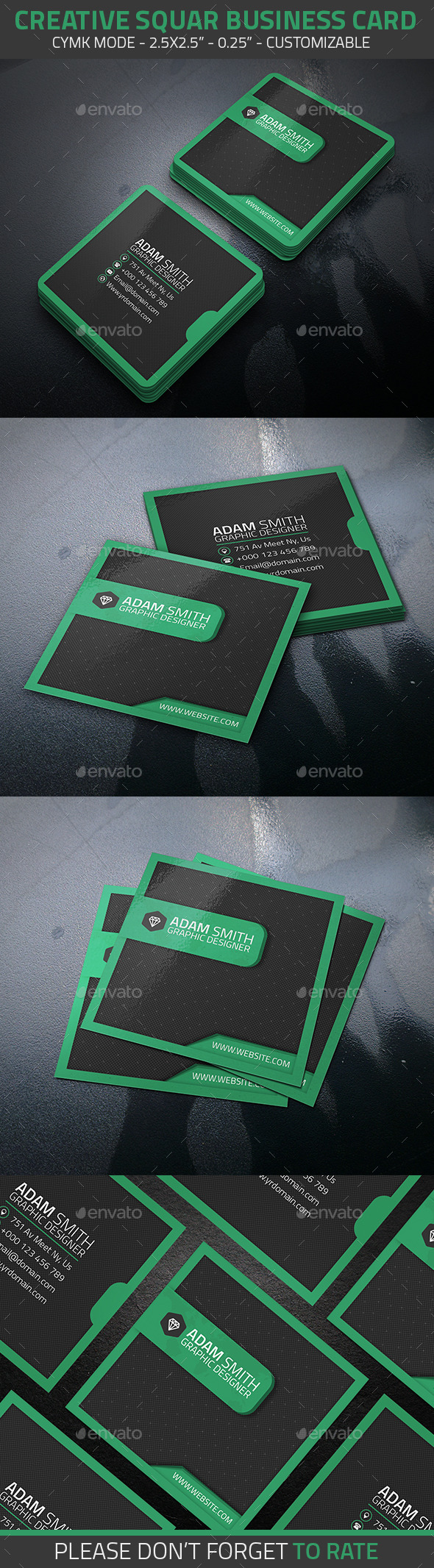 GraphicRiver Creative Squar Business Card 11471222 GraphicRiver Creative Squar Business Card 11471222
