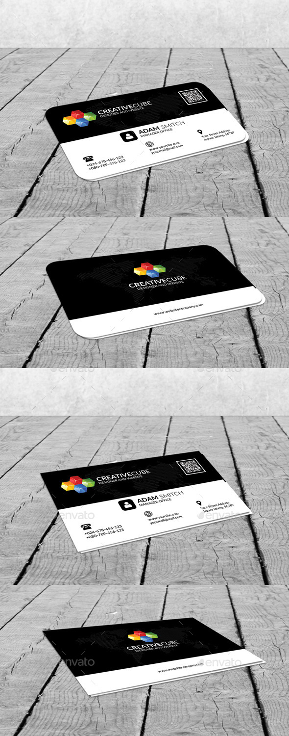 GraphicRiver Creative Cube Clean Business Card 11475382 GraphicRiver Creative Cube Clean Business Card 11475382