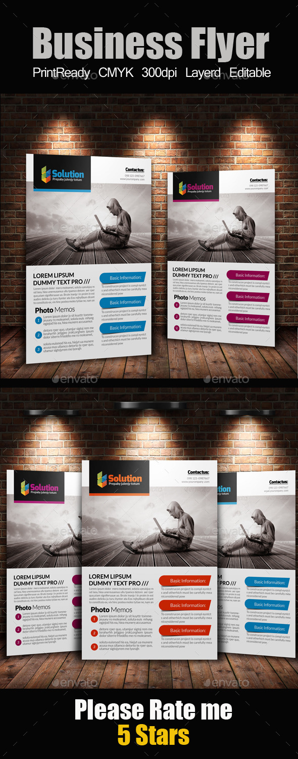 GraphicRiver A4 Business Flyer Template 11475841 GraphicRiver A4 Business Flyer Template 11475841