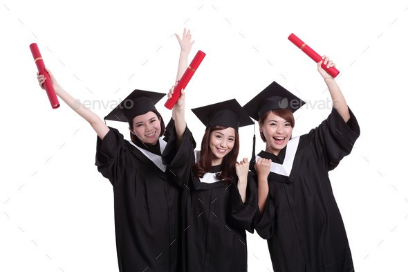 happy graduates students (Misc) Photo Download