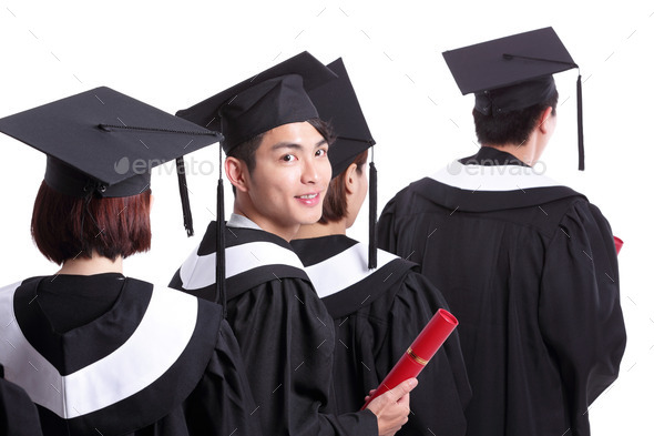 group of happy graduates student (Misc) Photo Download