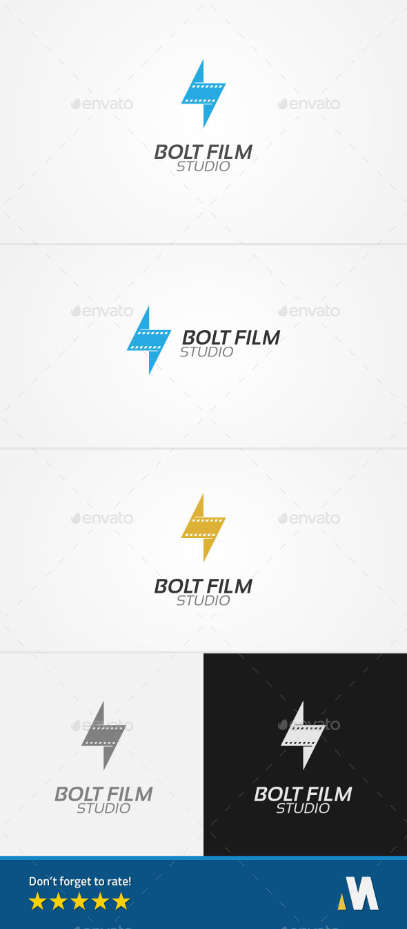 Bolt Film or Lightning Movie Studio (Symbols)