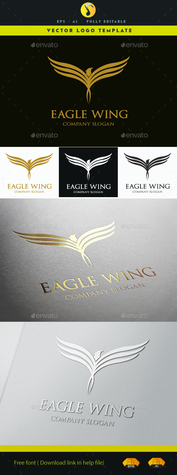 GraphicRiver Eagle Wing 11476910 GraphicRiver Eagle Wing 11476910