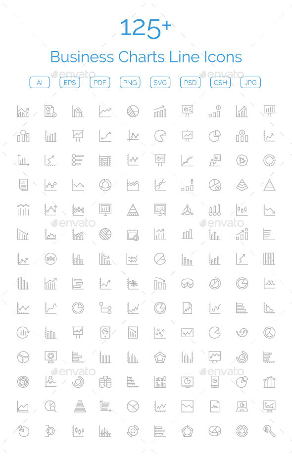 GraphicRiver 125& Business Charts Line Icons 11476969 GraphicRiver 125& Business Charts Line Icons 11476969