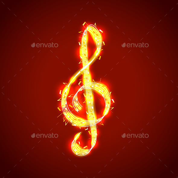 GraphicRiver Treble Clef of Notes Musical Vector Background 11477670 GraphicRiver Treble Clef of Notes Musical Vector Background 11477670