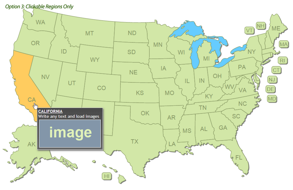 Interactive USA Map - HTML5 - HTML5 | CodeCanyon