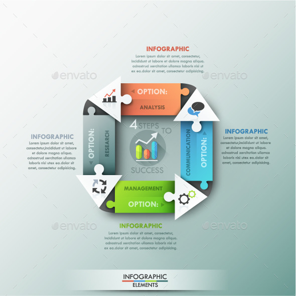 GraphicRiver Modern Infographic Puzzle Template 11478274 GraphicRiver Modern Infographic Puzzle Template 11478274