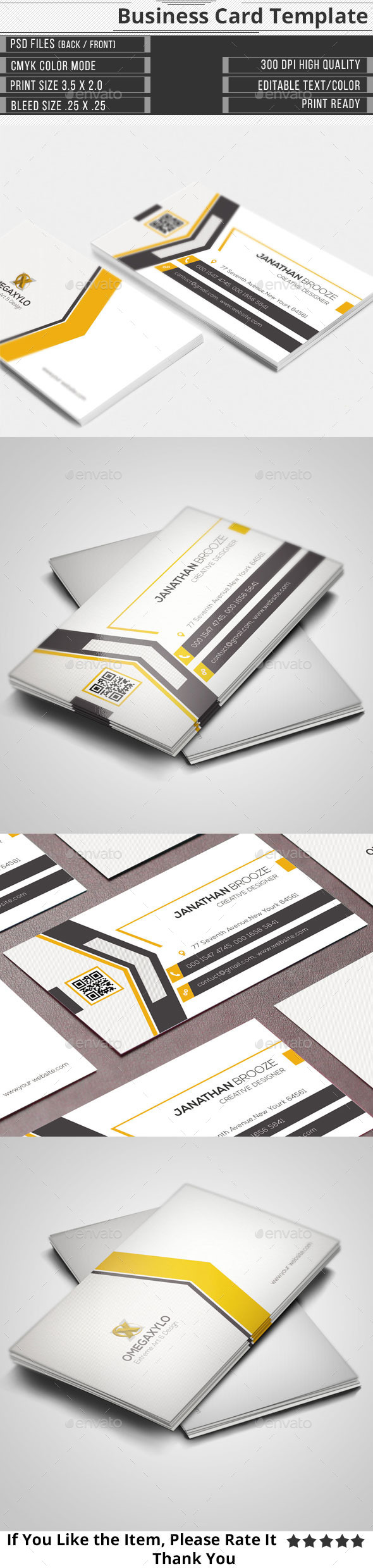 GraphicRiver Corporate Business Card 11478446 GraphicRiver Corporate Business Card 11478446