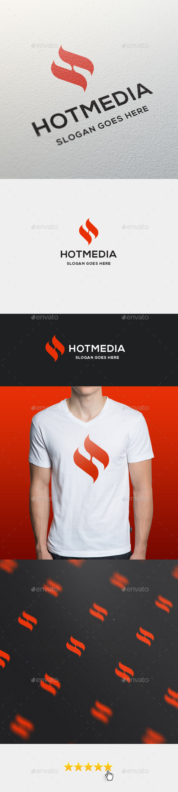 GraphicRiver Hotmedia Letter H Logo Template 11479613 GraphicRiver Hotmedia Letter H Logo Template 11479613