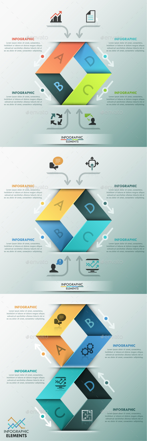 GraphicRiver Modern Infographic Paper Template 3 Items 11480528 GraphicRiver Modern Infographic Paper Template 3 Items 11480528
