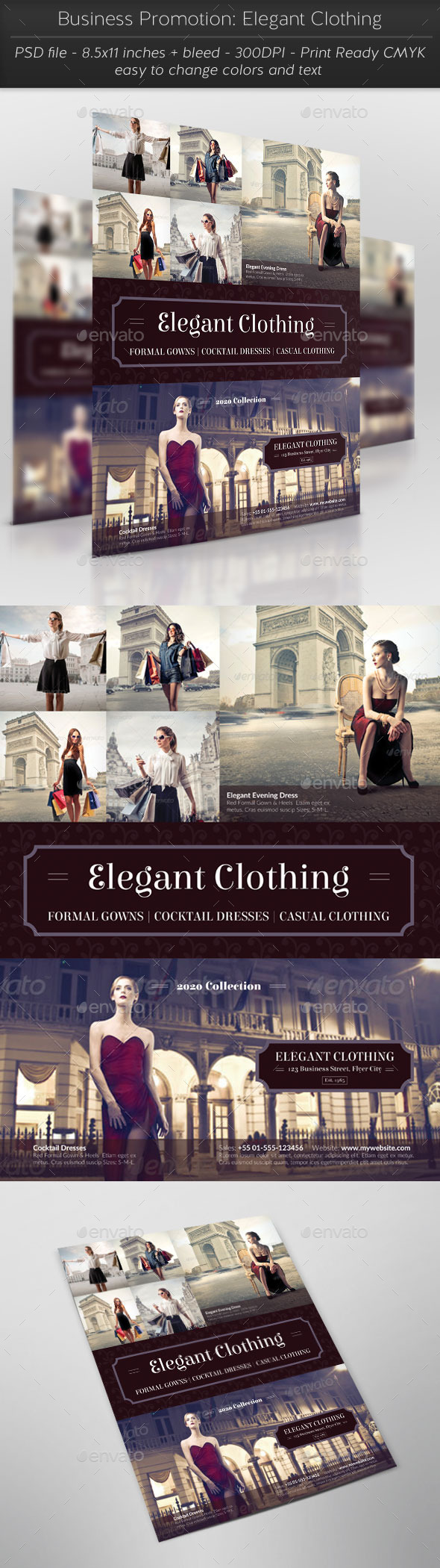 GraphicRiver Business Promotion Elegant Clothing 11480919 GraphicRiver Business Promotion Elegant Clothing 11480919