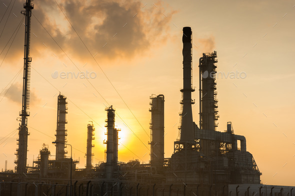 Oil refinery power station at sunshine (Misc) Photo Download