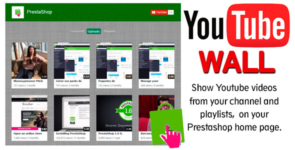 YoutubeWall Prestashop module