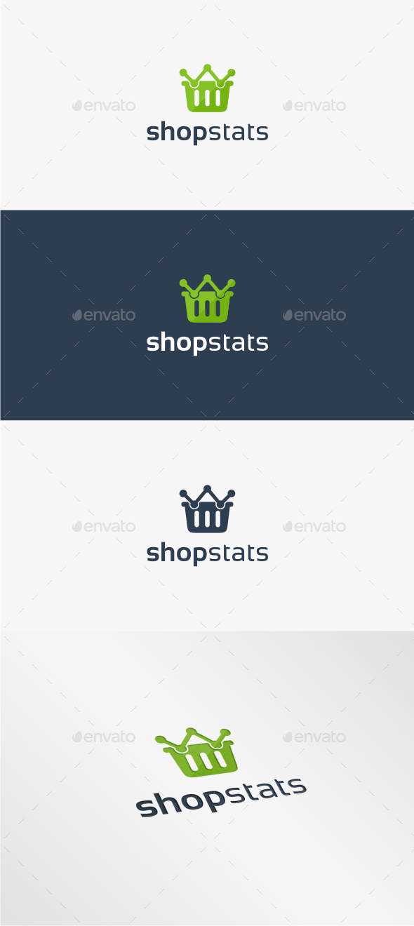 GraphicRiver Shop Stats Logo Template 11484637 GraphicRiver Shop Stats Logo Template 11484637