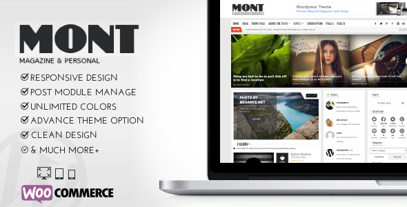 MONT - WP Theme Magazine & Personals