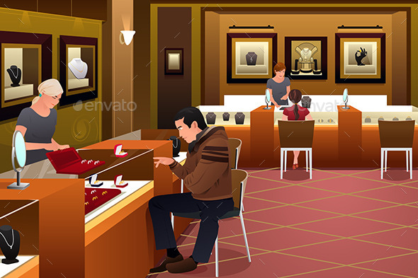 GraphicRiver Man Shopping for a Wedding Ring in a Jewelry Store 11489844 GraphicRiver Man Shopping for a Wedding Ring in a Jewelry Store 11489844