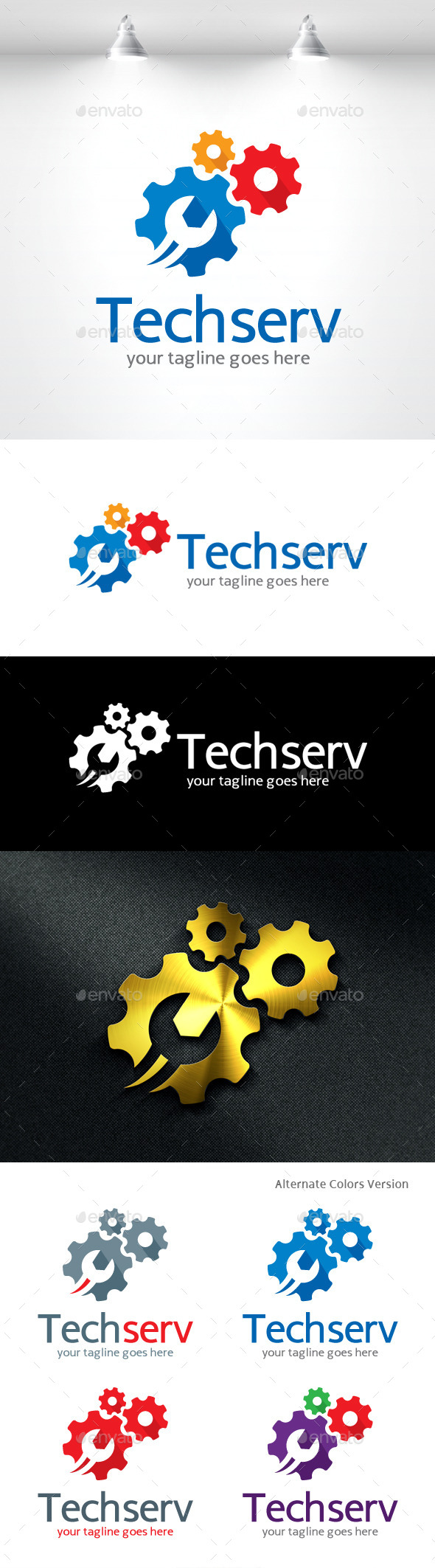 GraphicRiver Tech Service Logo 11490268 GraphicRiver Tech Service Logo 11490268