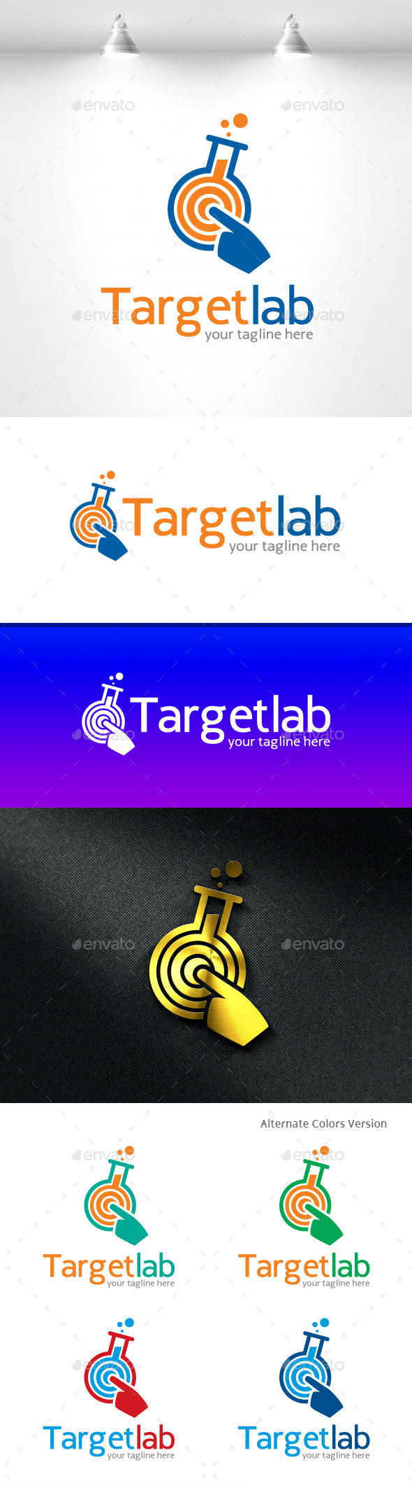 GraphicRiver Target Lab Logo 11490307 GraphicRiver Target Lab Logo 11490307