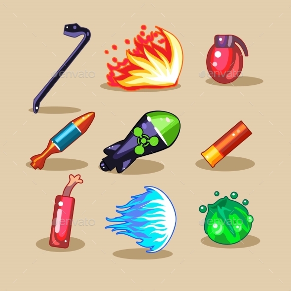 GraphicRiver Cartoon Set for Game User Interface 11492034 GraphicRiver Cartoon Set for Game User Interface 11492034
