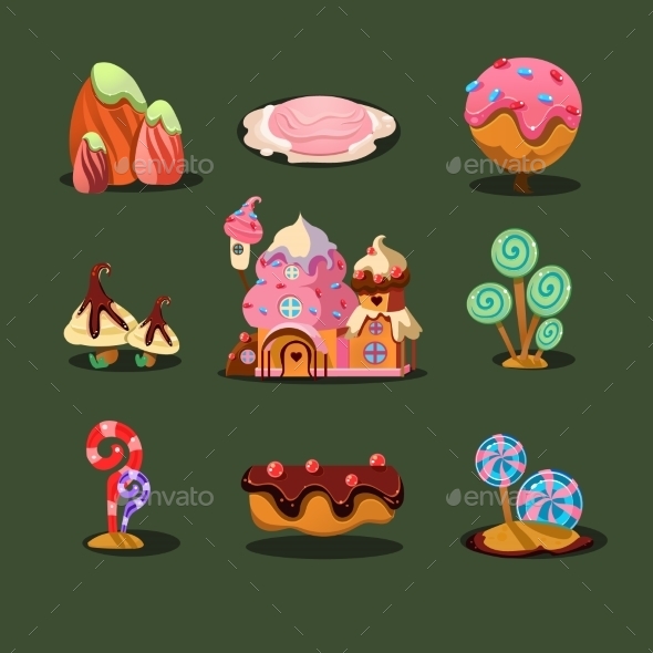 GraphicRiver House from Cookies and Candies 11492085 GraphicRiver House from Cookies and Candies 11492085