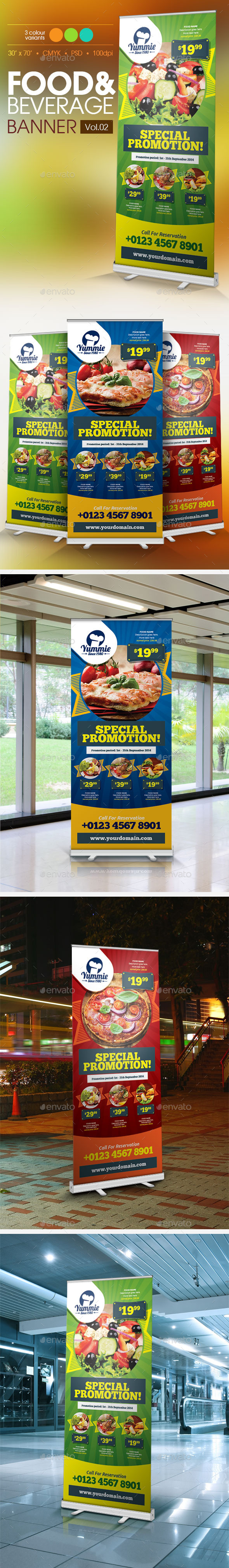 GraphicRiver Restaurant Banner Vol.2 11422980 GraphicRiver Restaurant Banner Vol.2 11422980