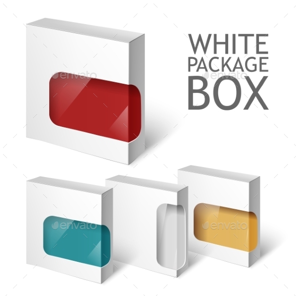 GraphicRiver Set Of White Package Square Cardboard Package Box 11494198 GraphicRiver Set Of White Package Square Cardboard Package Box 11494198