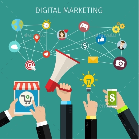 GraphicRiver Digital Marketing Concept 11494282 GraphicRiver Digital Marketing Concept 11494282