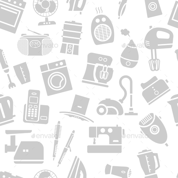 GraphicRiver Seamless Pattern Of Home Appliances Icons 11494968 GraphicRiver Seamless Pattern Of Home Appliances Icons 11494968