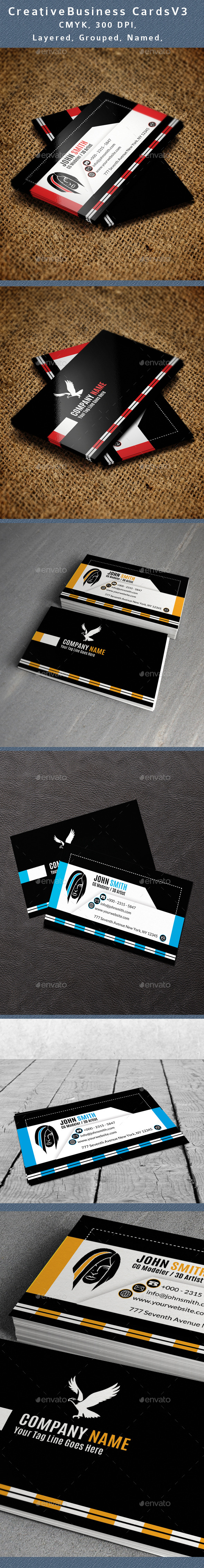 GraphicRiver Creative Business Card V3 11495266 GraphicRiver Creative Business Card V3 11495266