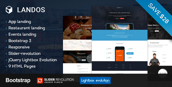 Landos - Responsive Landing Page