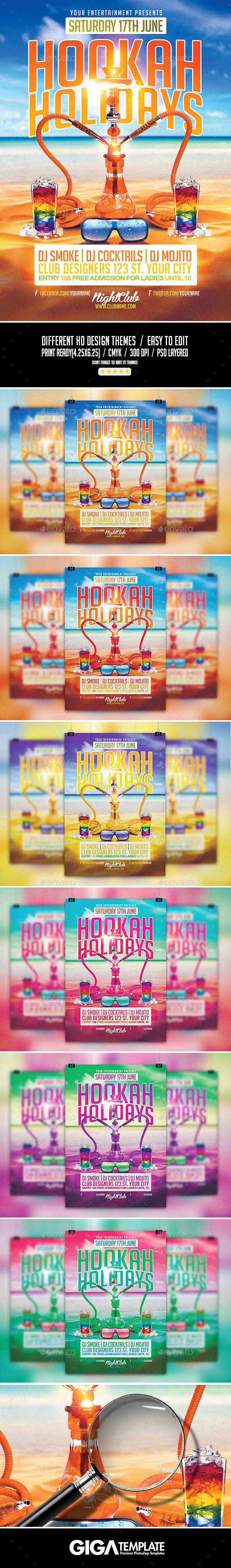 GraphicRiver Hookah Holidays Summer Party PSD Flyer Template 11496797 GraphicRiver Hookah Holidays Summer Party PSD Flyer Template 11496797