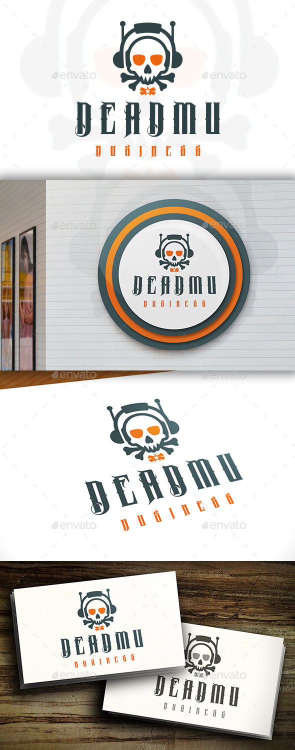 GraphicRiver Dead Music Logo 11498767 GraphicRiver Dead Music Logo 11498767
