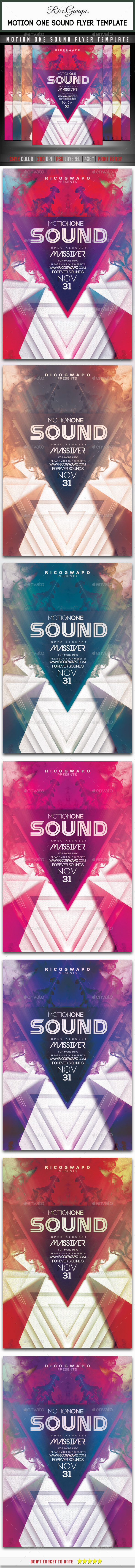 GraphicRiver Motion Sound Flyer Template 11499193 GraphicRiver Motion Sound Flyer Template 11499193