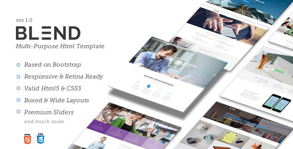 Blend - Multi-Purpose Responsive Website Template