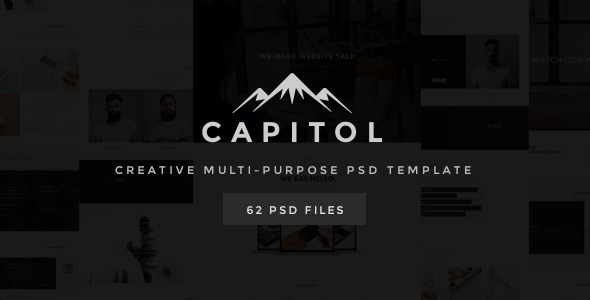 ThemeForest Capitol Creative Multi-Purpose PSD Template 11231456 ThemeForest Capitol Creative Multi-Purpose PSD Template 11231456