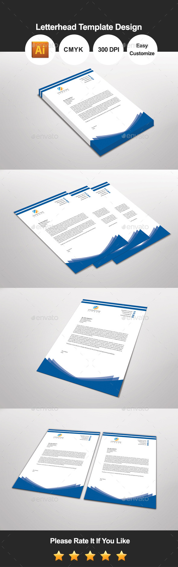 GraphicRiver Bluebuilder Letterhead Template Design 11502866 GraphicRiver Bluebuilder Letterhead Template Design 11502866