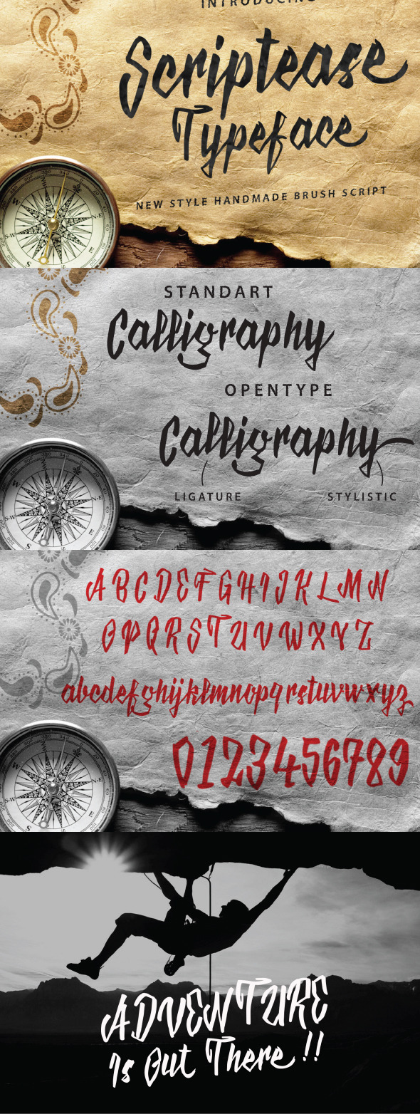 GraphicRiver Scriptease Typeface 11450471 GraphicRiver Scriptease Typeface 11450471