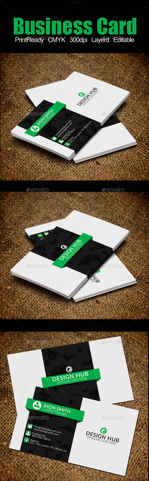GraphicRiver Business Card Template 11506395 GraphicRiver Business Card Template 11506395