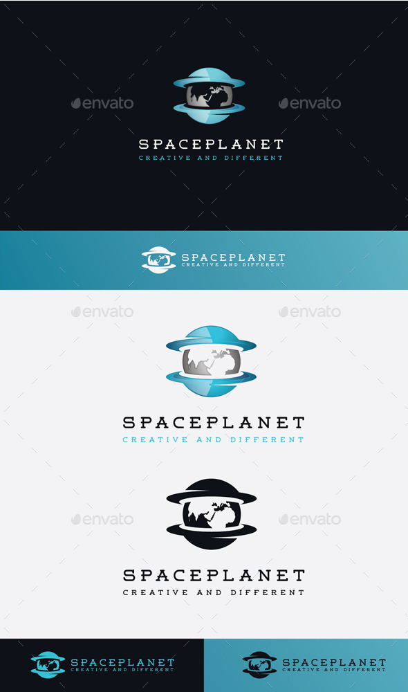 GraphicRiver Space Planet Logo 11506696 GraphicRiver Space Planet Logo 11506696