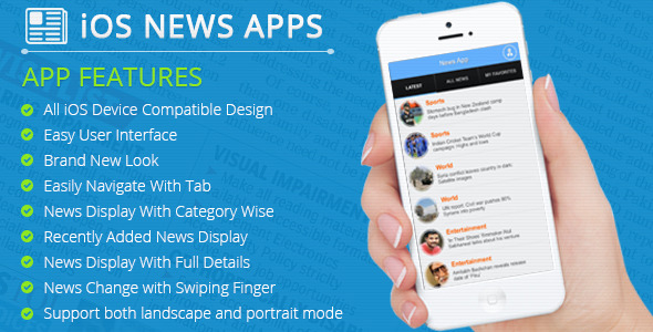 CodeCanyon iOS News App 11507213 CodeCanyon iOS News App 11507213