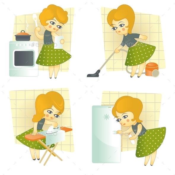 GraphicRiver Housewife 11507366 GraphicRiver Housewife 11507366