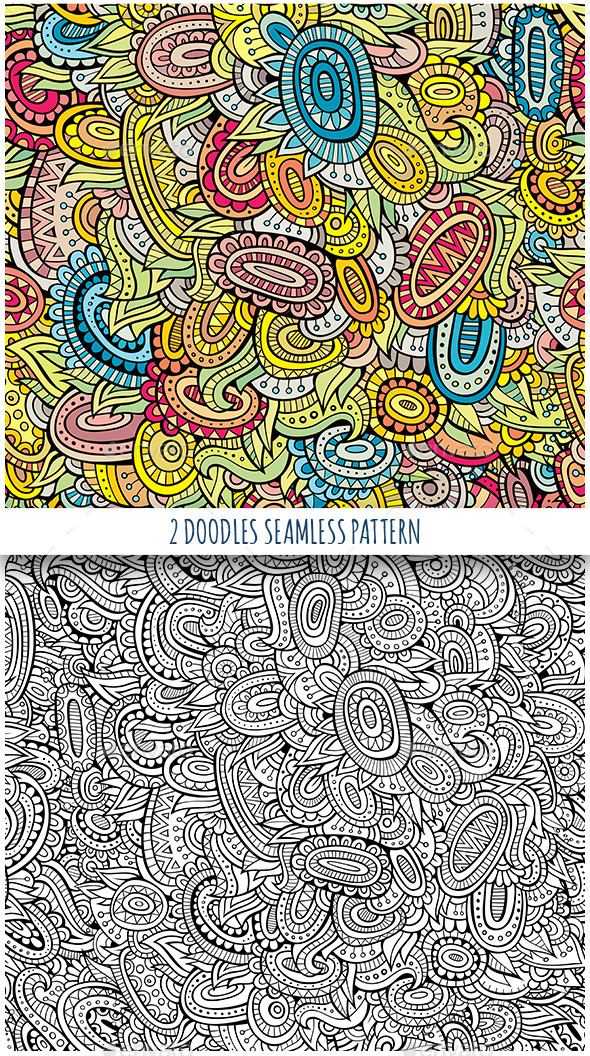GraphicRiver 2 Floral Abstract Seamless Patterns 11507390 GraphicRiver 2 Floral Abstract Seamless Patterns 11507390